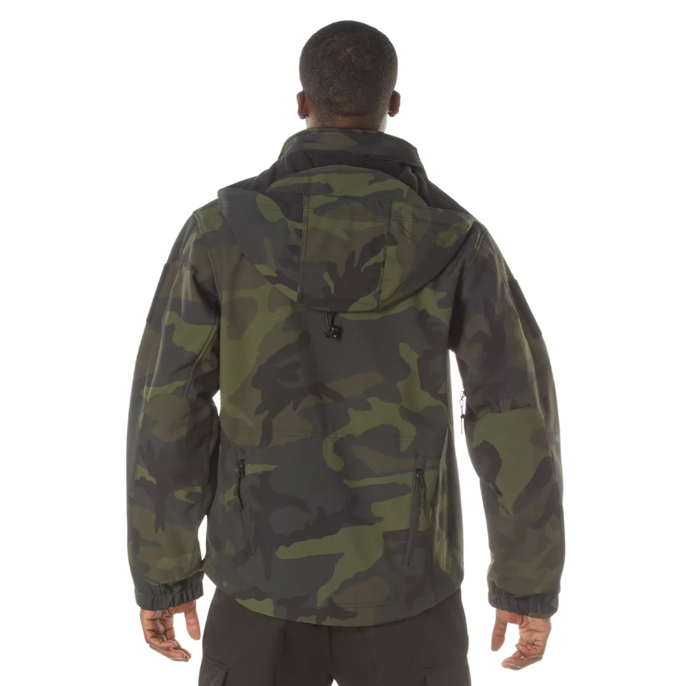 Rothco Midnight Camo Special Ops Soft Shell Jackets (Midnight Woodland Camo) - Image 4