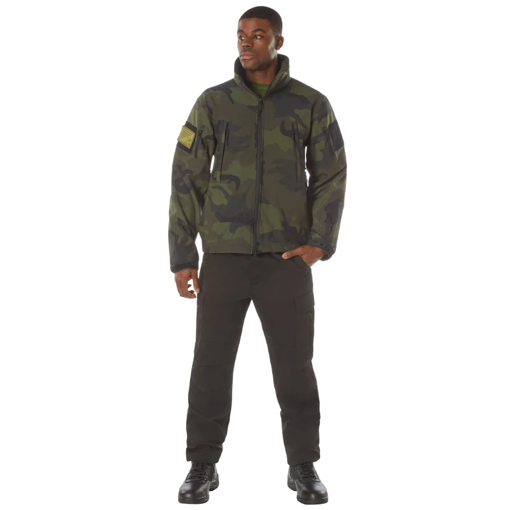 Rothco Midnight Camo Special Ops Soft Shell Jackets (Midnight Woodland Camo) - Image 5
