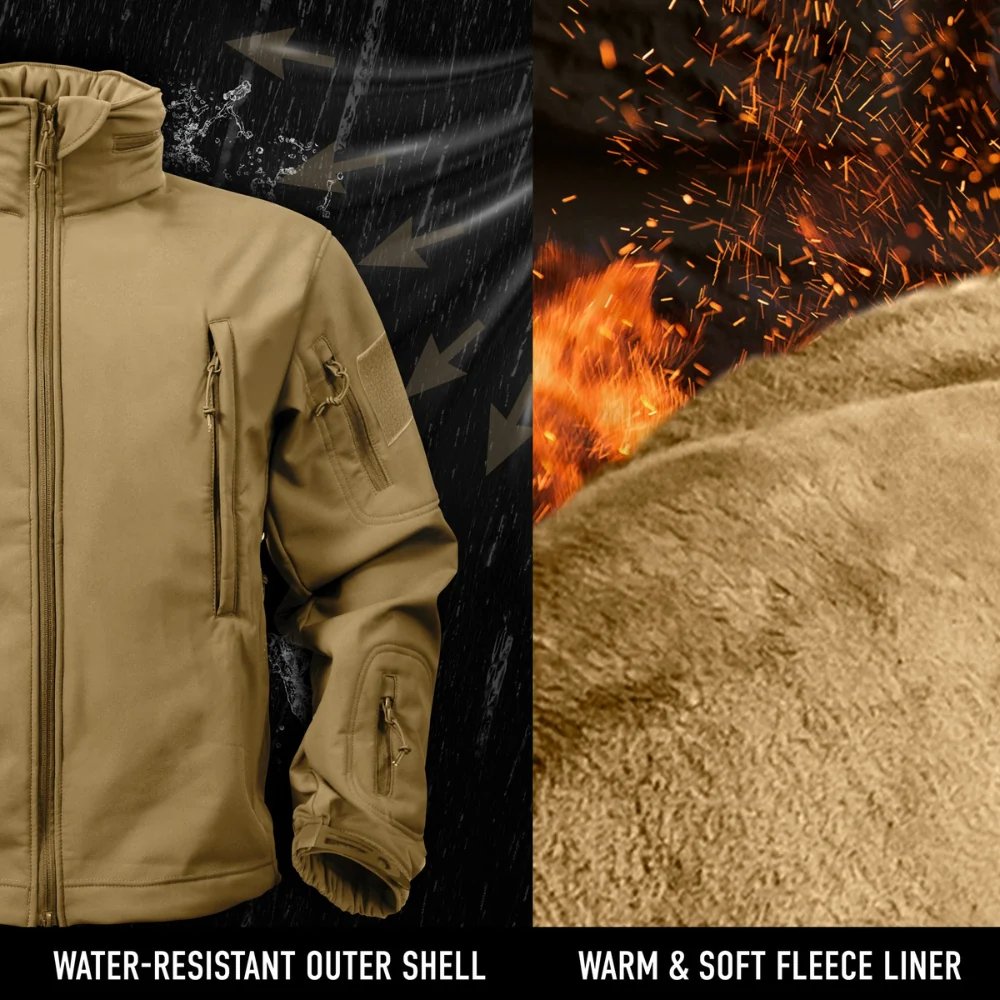 Rothco Midnight Camo Special Ops Soft Shell Jackets (Midnight Woodland Camo) - Image 6