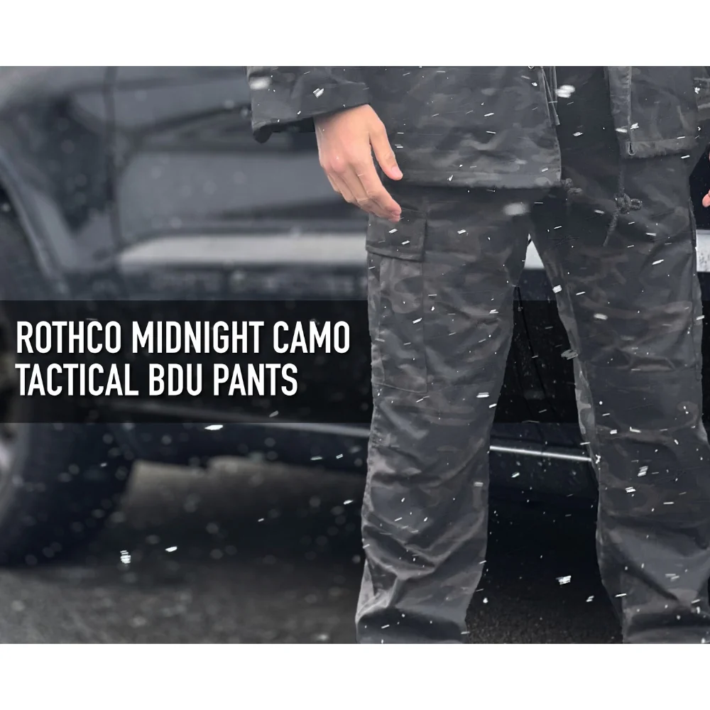 Rothco Midnight Camo Tactical BDU Pants (Midnight Woodland Camo) - Image 5