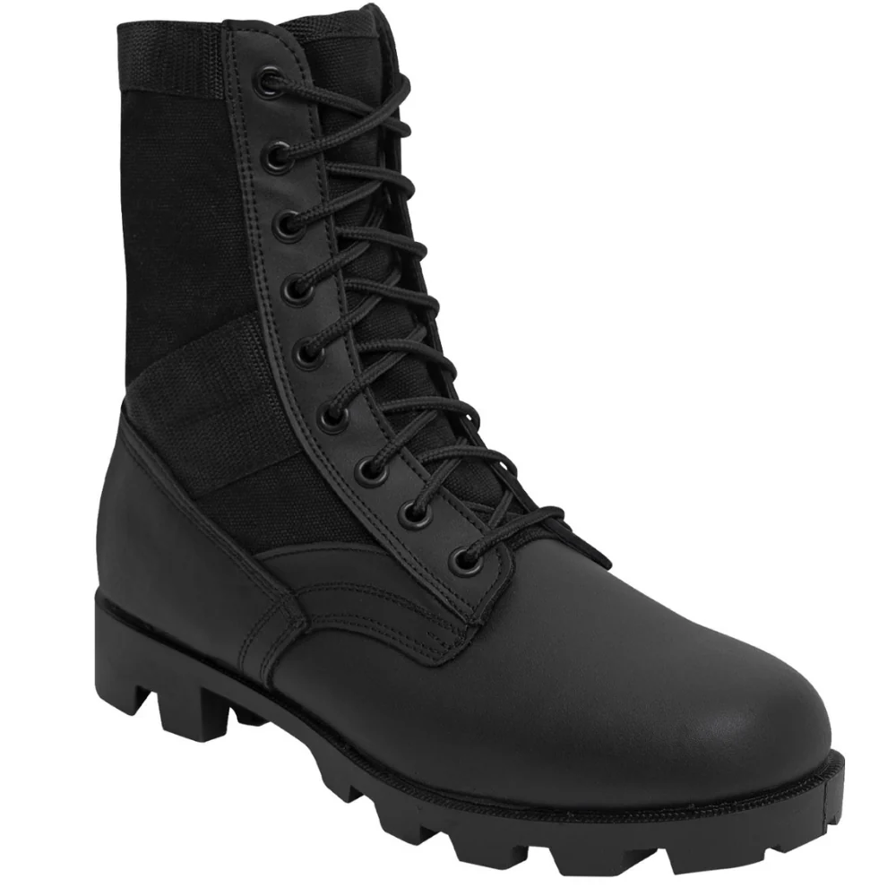 Rothco Military Jungle Boots - 8 Inch (Black) - Image 2