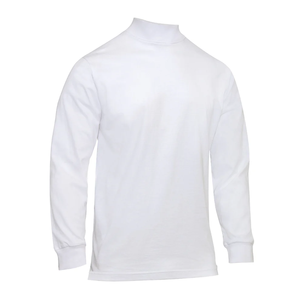 Rothco Mock Turtleneck (White) - Image 2