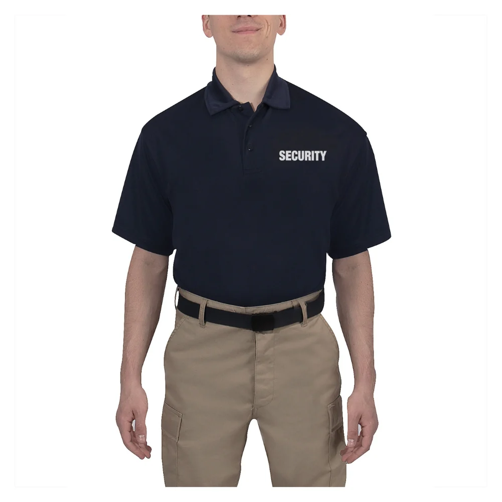 Rothco Moisture Wicking Security Polo Shirt (Midnight Navy Blue)
