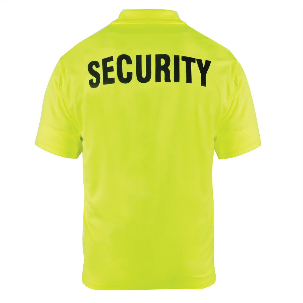 Rothco Moisture Wicking Security Polo Shirt (Safety Green) - Image 3