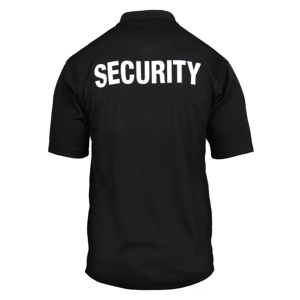 Rothco Moisture Wicking Security Polo Shirt With Badge - Image 3
