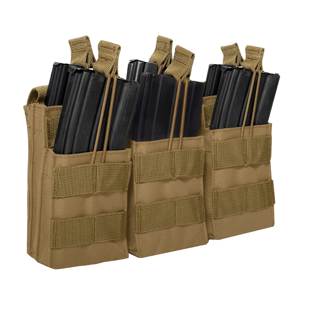 Rothco MOLLE Open Top Six Rifle Mag Pouch - Image 12