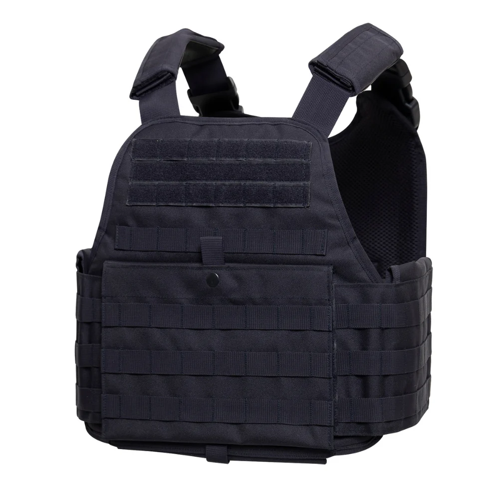 Rothco MOLLE Plate Carrier Vest (Midnight Navy Blue) - Image 2