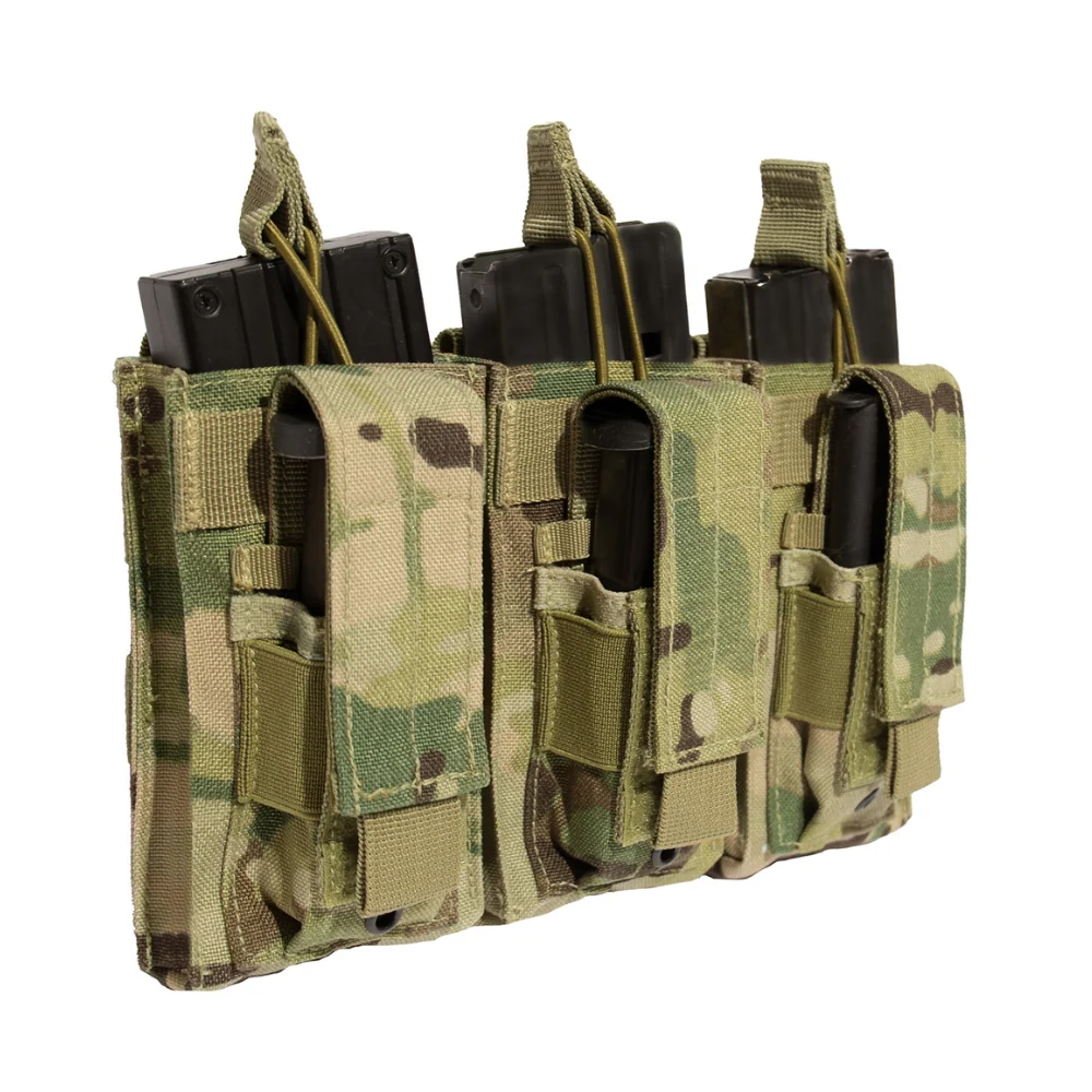 Rothco MOLLE Triple Kangaroo Rifle and Pistol Mag Pouch - Image 13