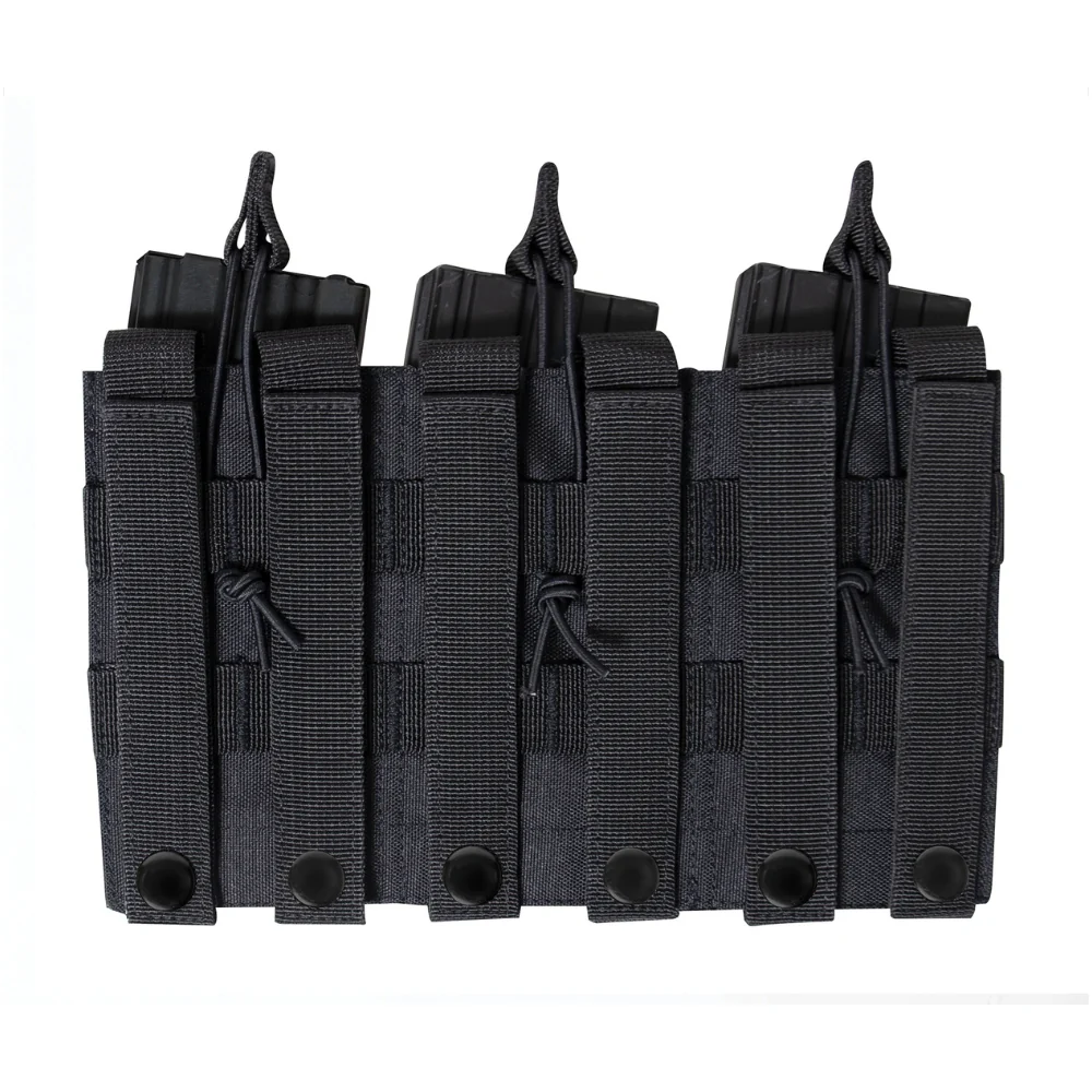 Rothco MOLLE Triple Kangaroo Rifle and Pistol Mag Pouch - Image 2