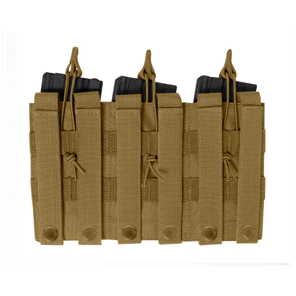 Rothco MOLLE Triple Kangaroo Rifle and Pistol Mag Pouch - Image 8