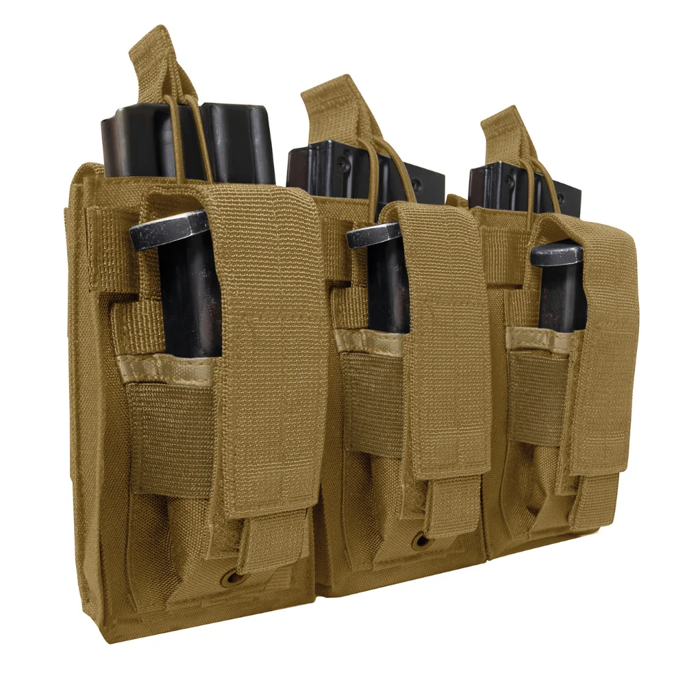 Rothco MOLLE Triple Kangaroo Rifle and Pistol Mag Pouch - Image 9