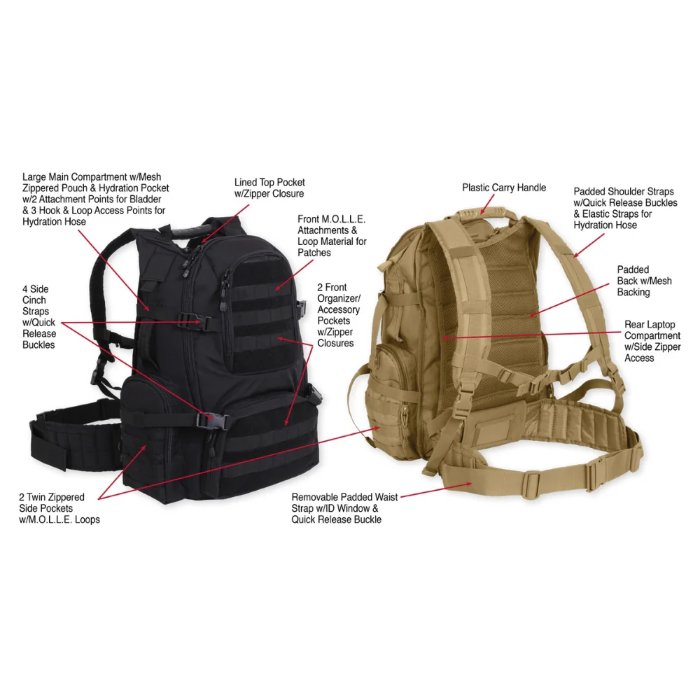Rothco Multi-Chamber MOLLE Assault Pack - Image 5
