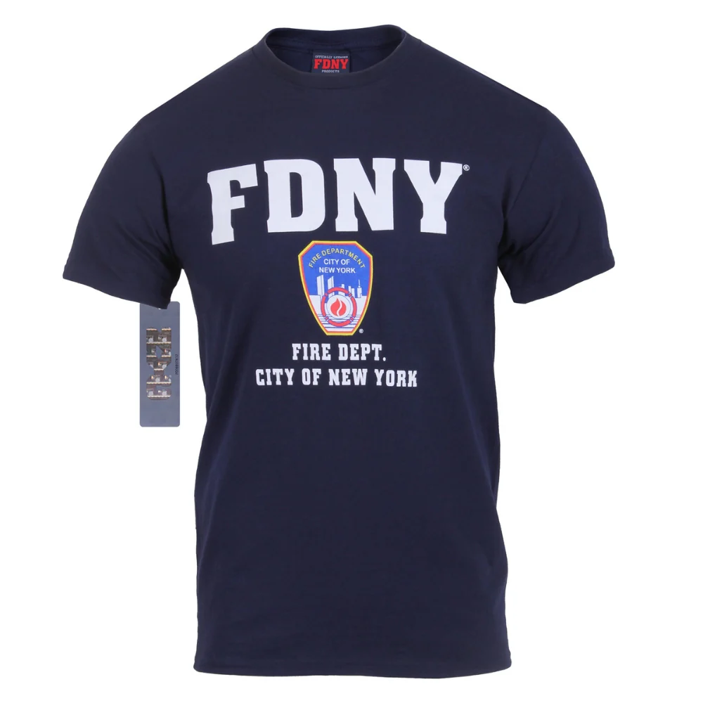 Rothco Officially Licensed FDNY T-shirt (Navy Blue)