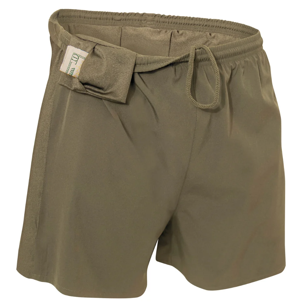 Rothco Physical Training PT Shorts (Coyote Brown) - Image 3