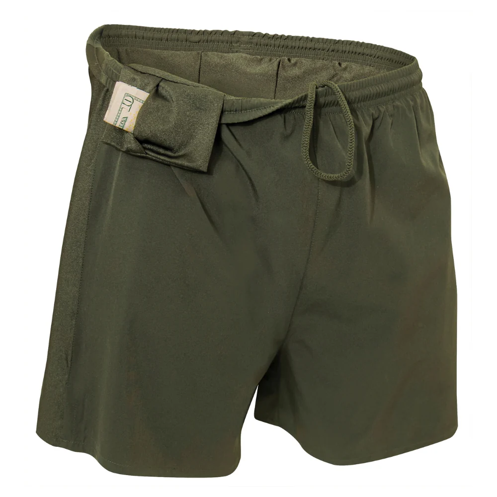 Rothco Physical Training PT Shorts (Olive Drab) - Image 3