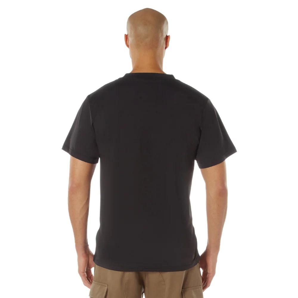 Rothco Physical Training T-Shirt - Black - Image 3