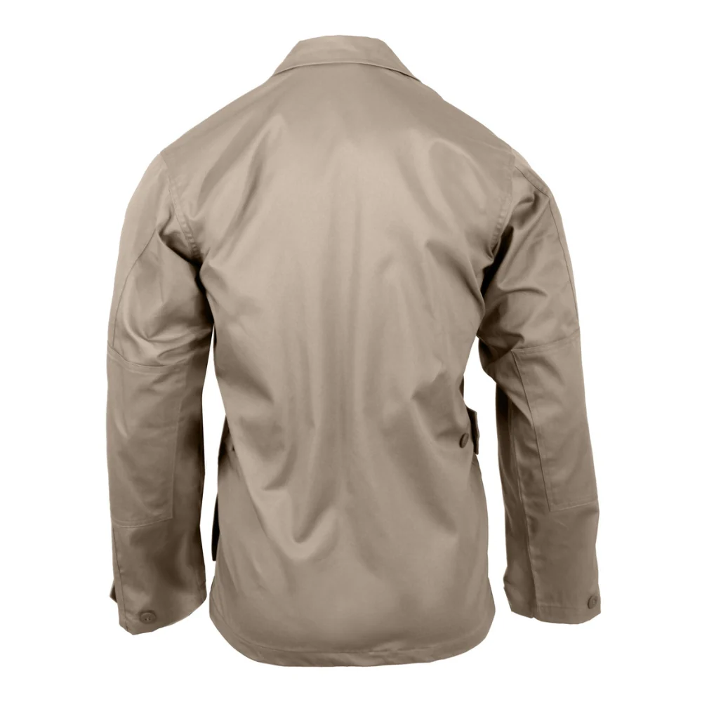Rothco Poly/Cotton Twill Solid BDU Shirts (Khaki) - Image 2