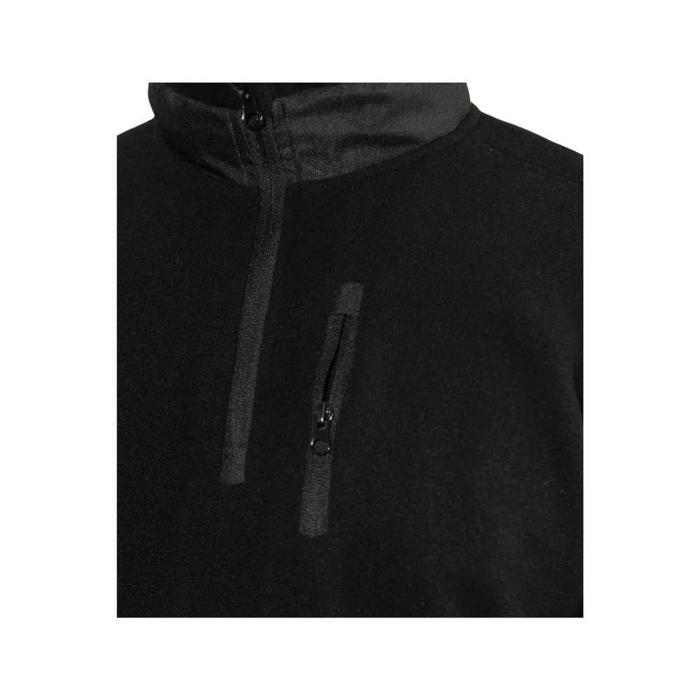 Rothco Quarter Zip Fleece Pullover (Black) - Image 5