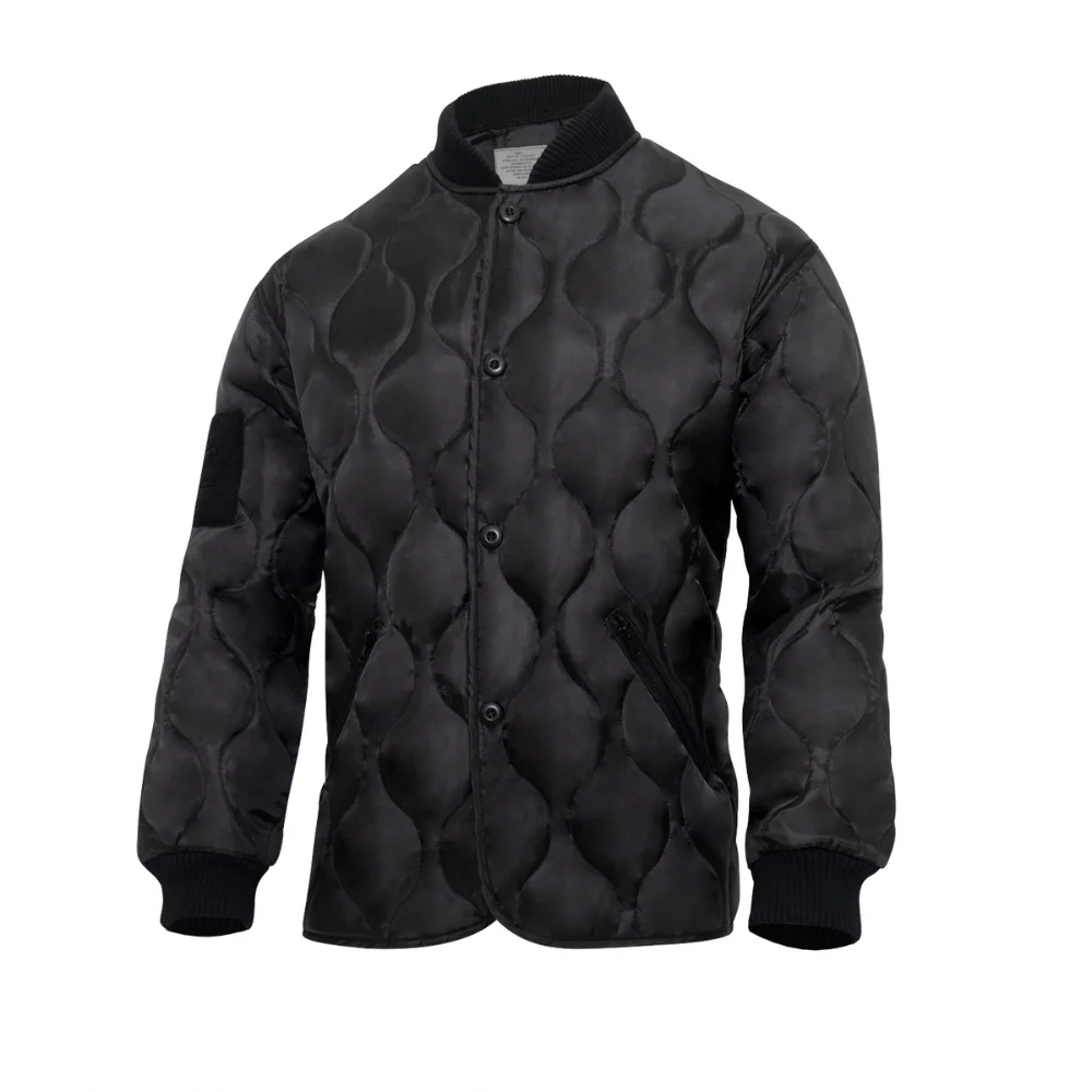 Rothco Quilted Woobie Jacket (Black)