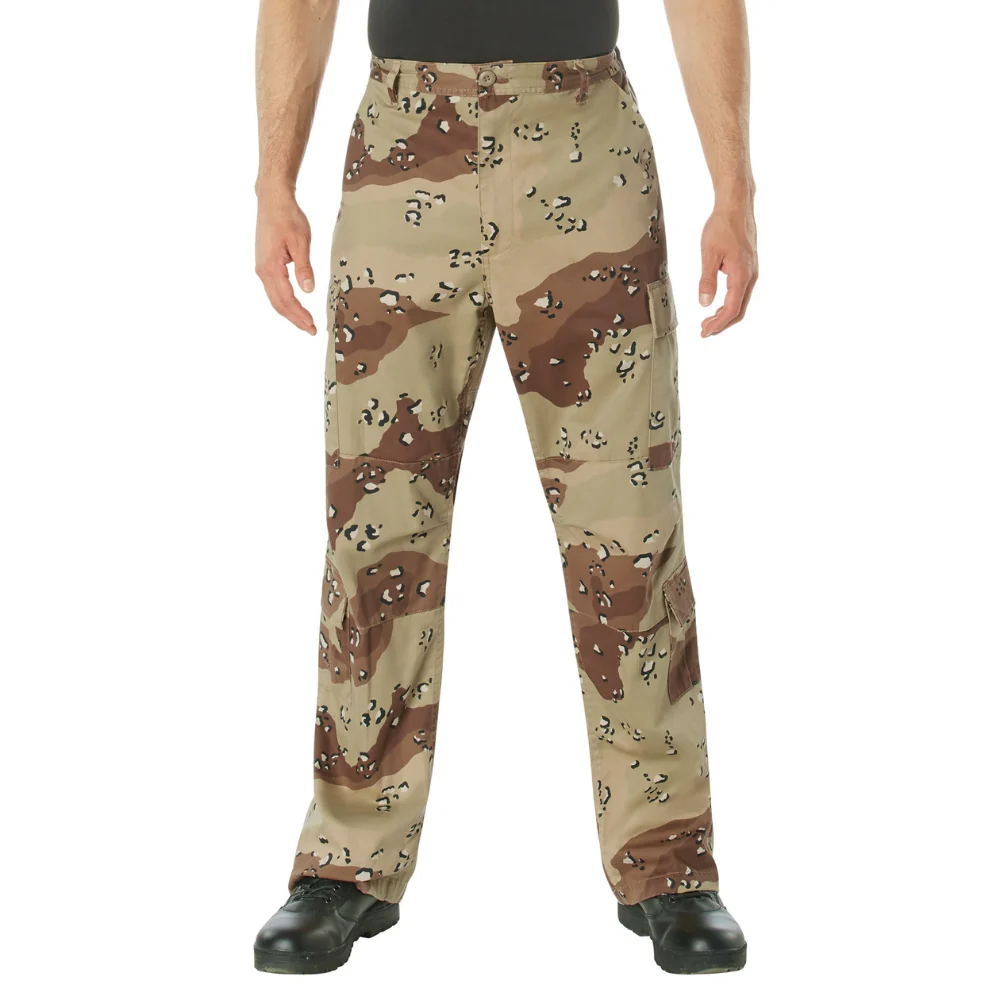 Rothco Relaxed Fit Zipper Fly BDU Pants (6-Color Desert Camo)