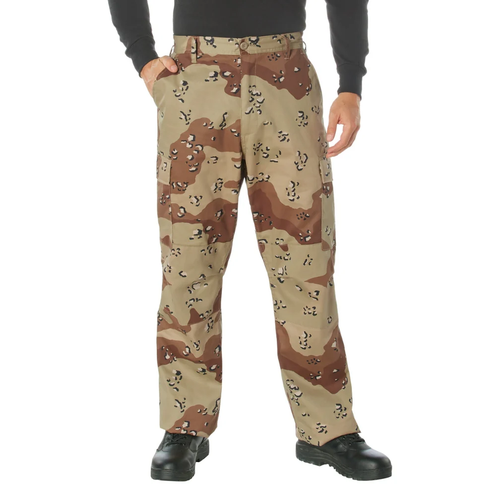 Rothco Relaxed Fit Zipper Fly BDU Pants (6-Color Desert Camo) - Image 2