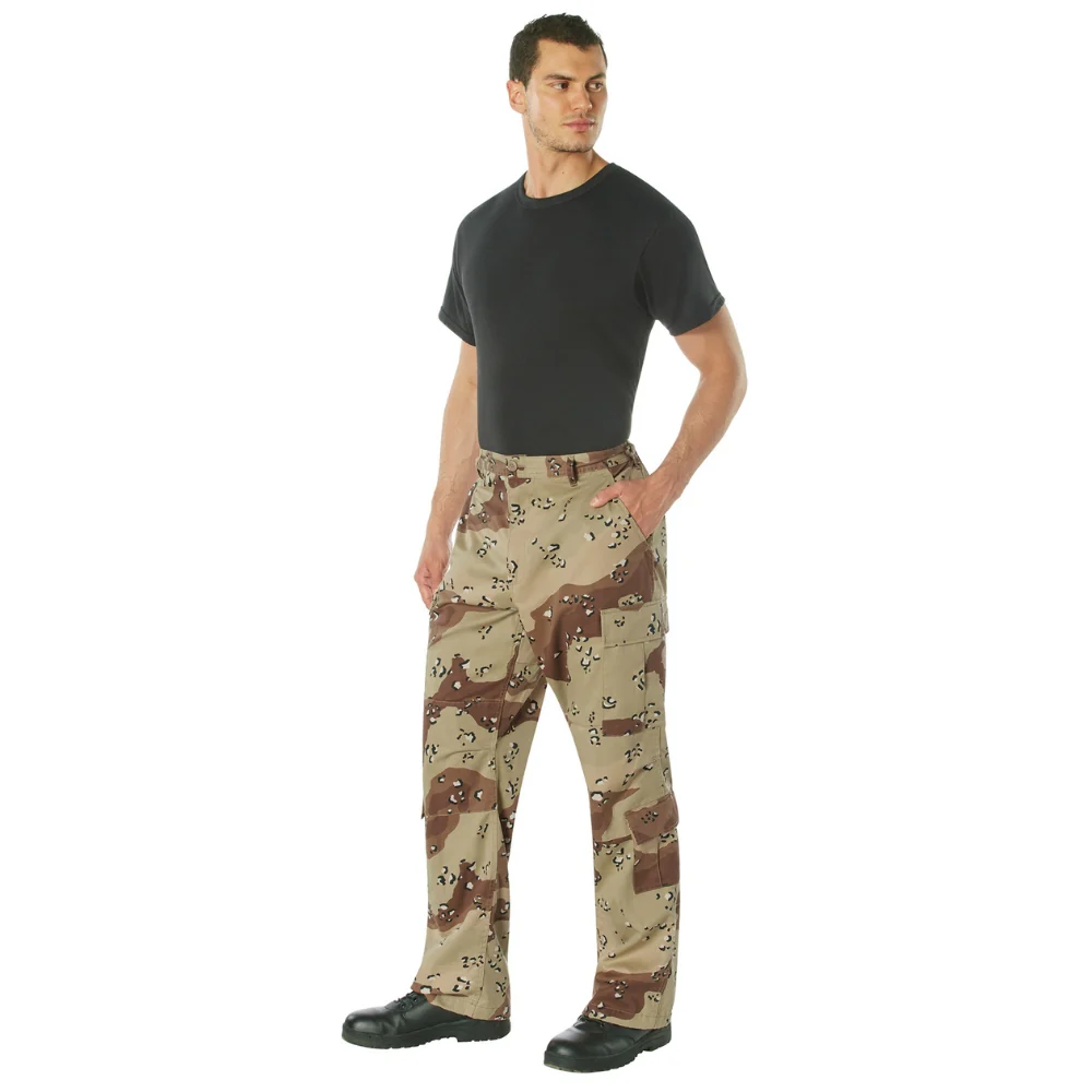 Rothco Relaxed Fit Zipper Fly BDU Pants (6-Color Desert Camo) - Image 5