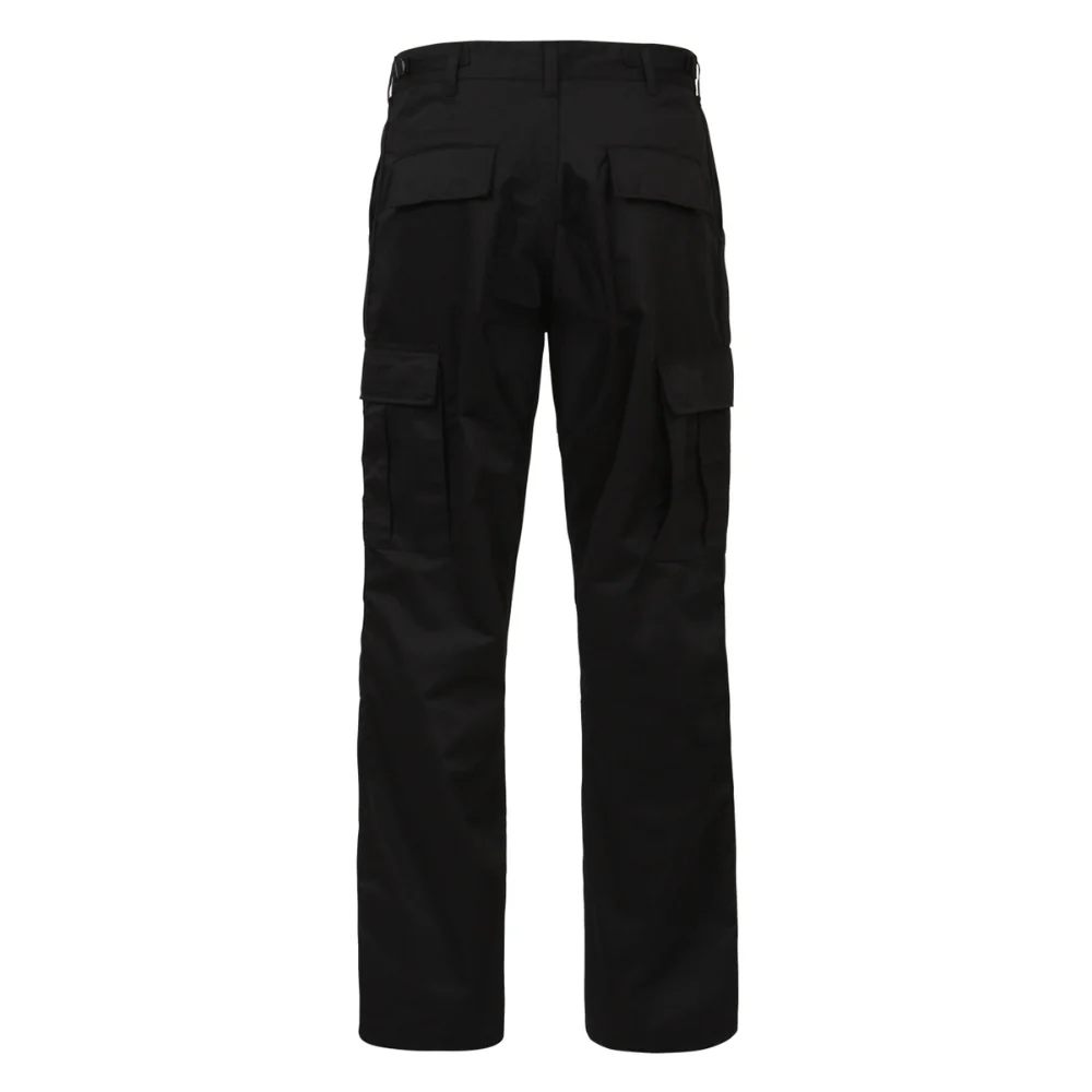 Rothco Relaxed Fit Zipper Fly BDU Pants (Black) - Image 3