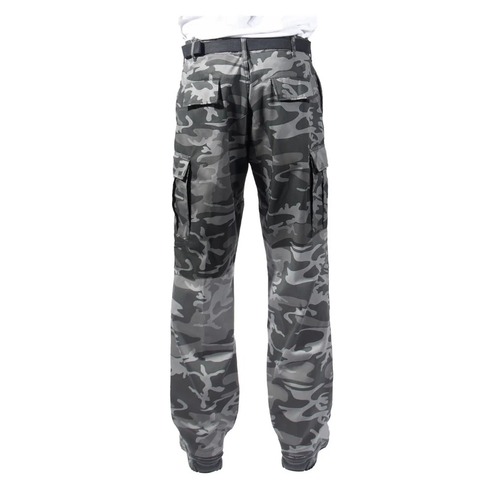 Rothco Relaxed Fit Zipper Fly BDU Pants (Black Camo) - Image 4