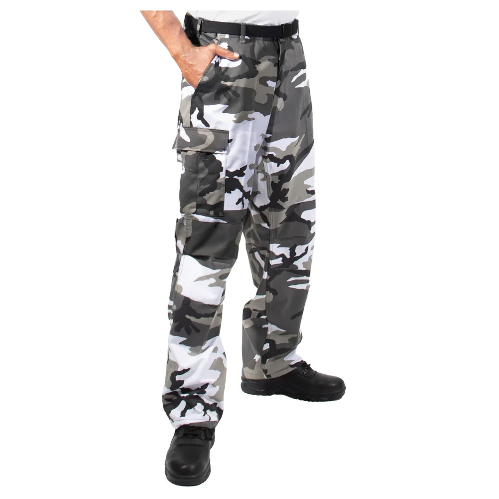 Rothco Relaxed Fit Zipper Fly BDU Pants (City Camo) - Image 2