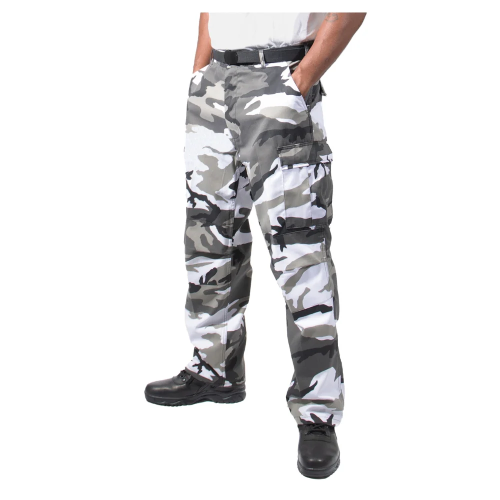 Rothco Relaxed Fit Zipper Fly BDU Pants (City Camo) - Image 3