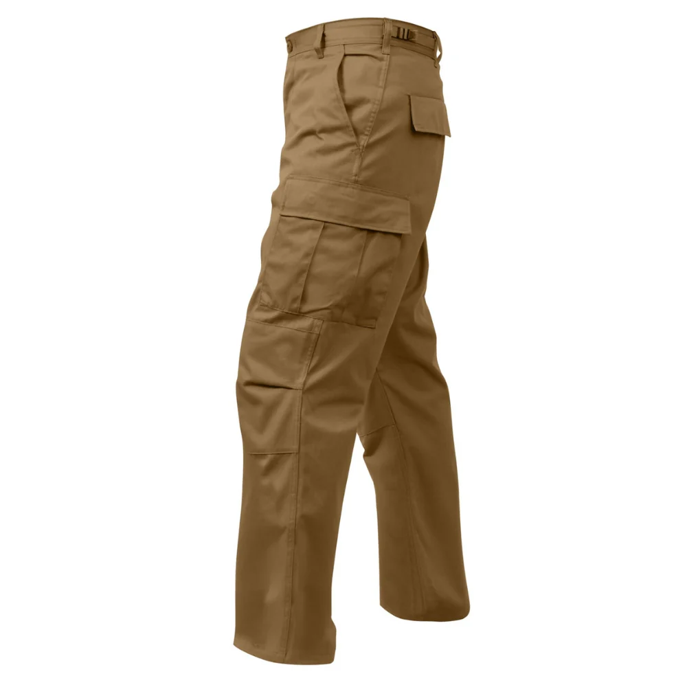 Rothco Relaxed Fit Zipper Fly BDU Pants (Coyote Brown) - Image 2