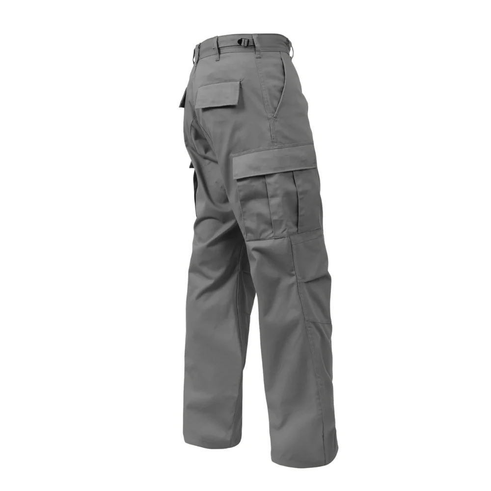 Rothco Relaxed Fit Zipper Fly BDU Pants (Grey) - Image 2