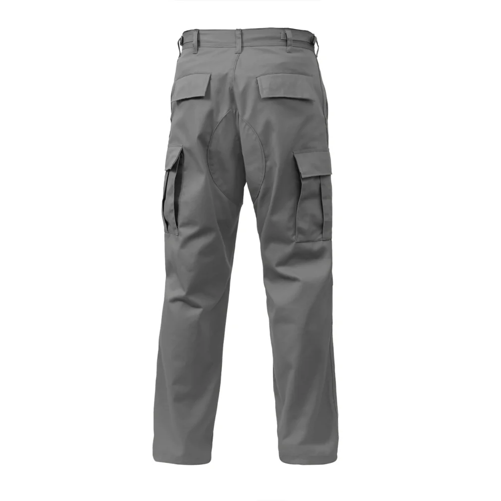Rothco Relaxed Fit Zipper Fly BDU Pants (Grey) - Image 4