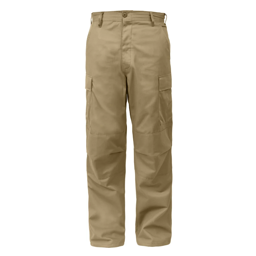 Rothco Relaxed Fit Zipper Fly BDU Pants (Khaki)