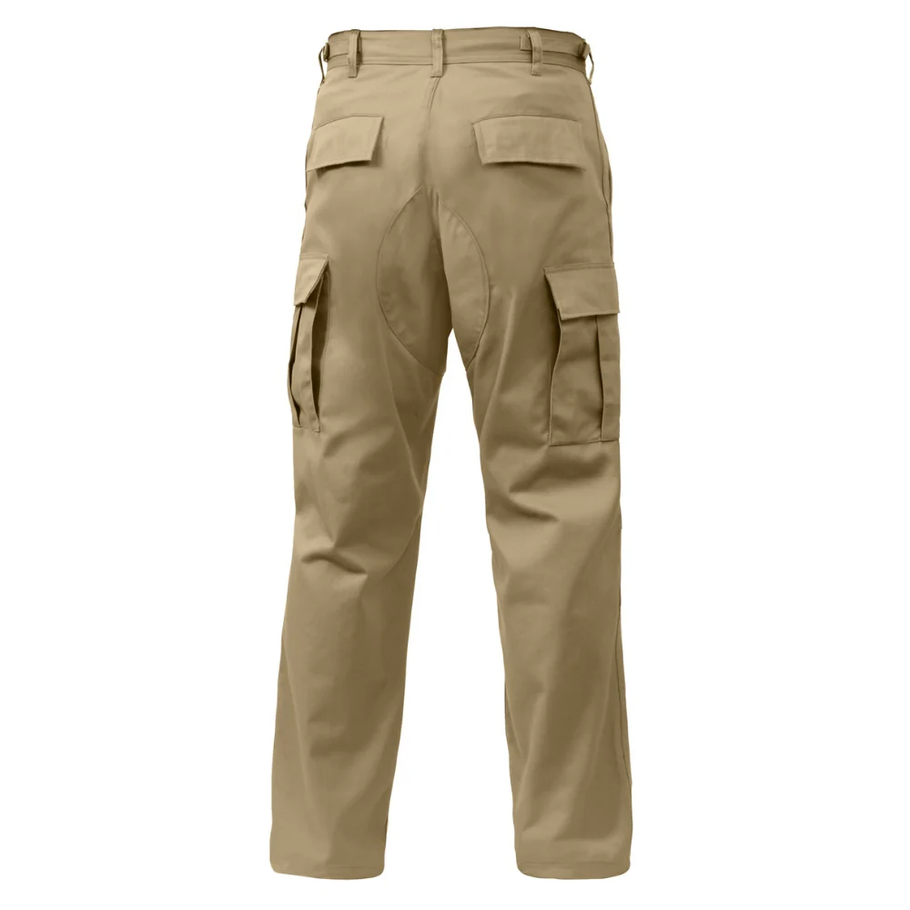 Rothco Relaxed Fit Zipper Fly BDU Pants (Khaki) - Image 6