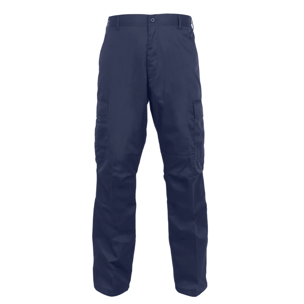 Rothco Relaxed Fit Zipper Fly BDU Pants (Navy Blue)