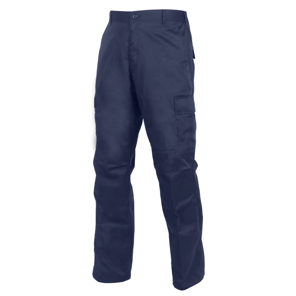 Rothco Relaxed Fit Zipper Fly BDU Pants (Navy Blue) - Image 2