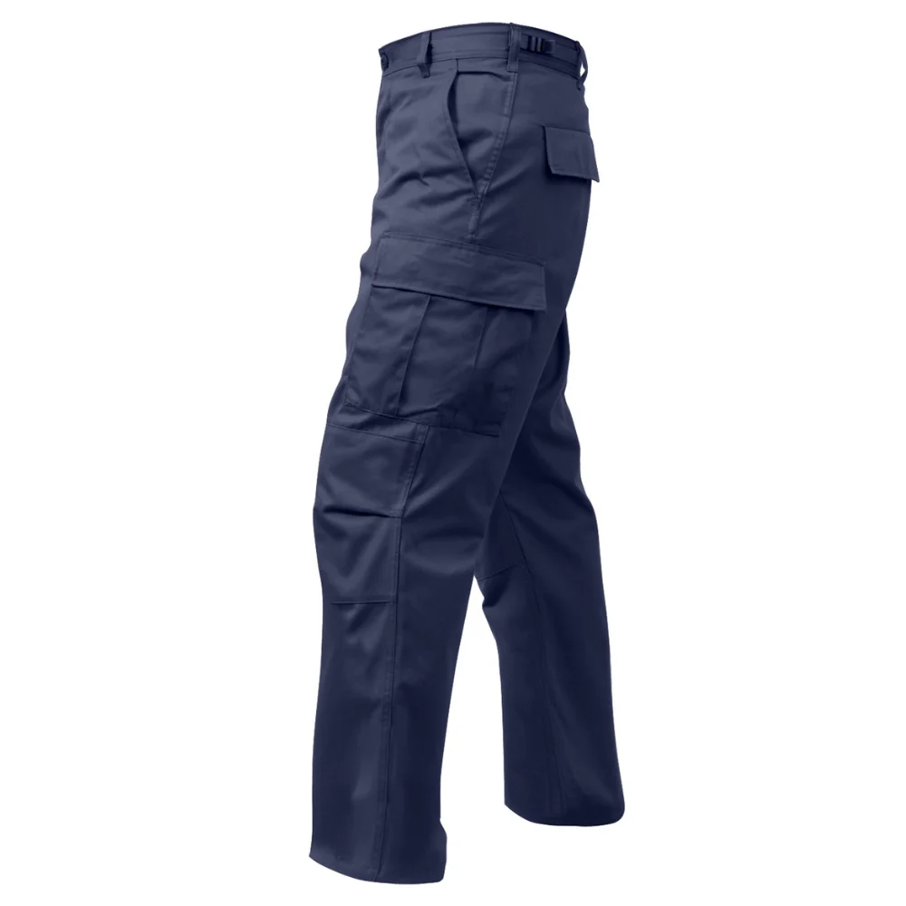 Rothco Relaxed Fit Zipper Fly BDU Pants (Navy Blue) - Image 3