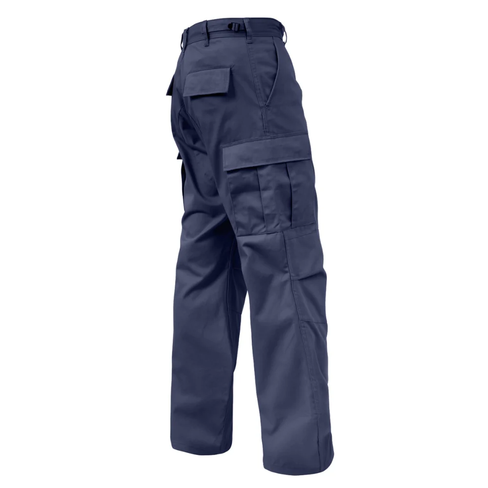 Rothco Relaxed Fit Zipper Fly BDU Pants (Navy Blue) - Image 4