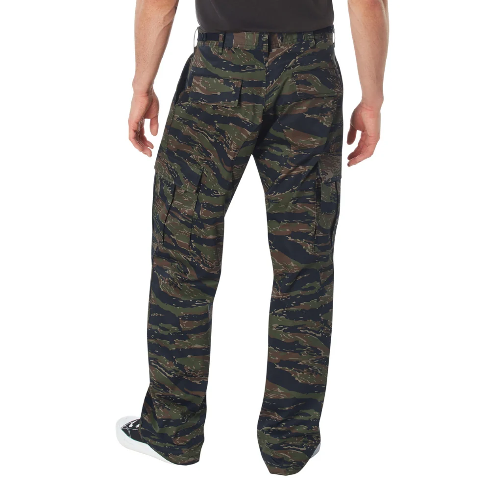 Rothco Relaxed Fit Zipper Fly BDU Pants (Tiger Stripe Camo) - Image 3