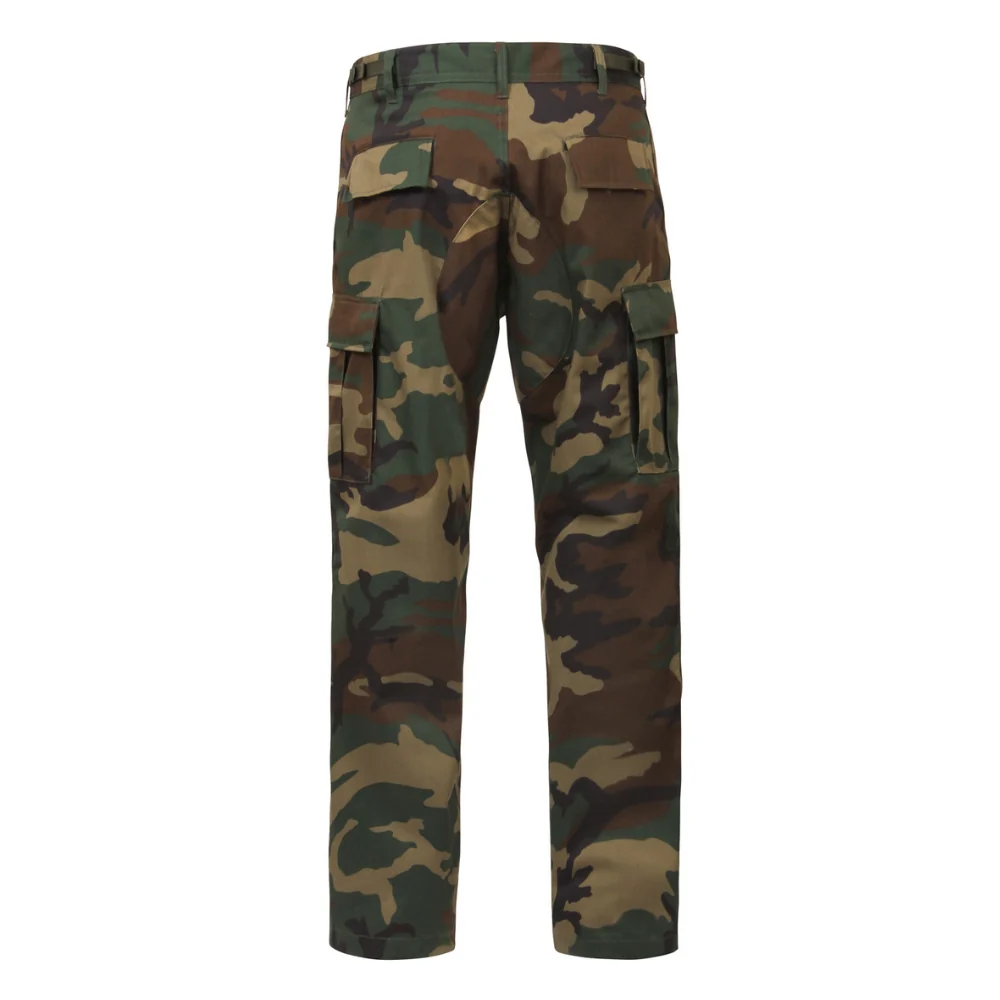 Rothco Relaxed Fit Zipper Fly BDU Pants (Woodland Camo) - Image 4