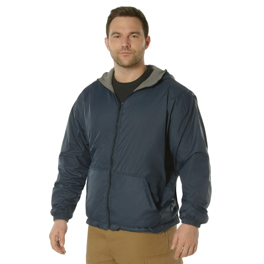 Rothco Reversible Lined Jacket With Hood (Navy Blue)