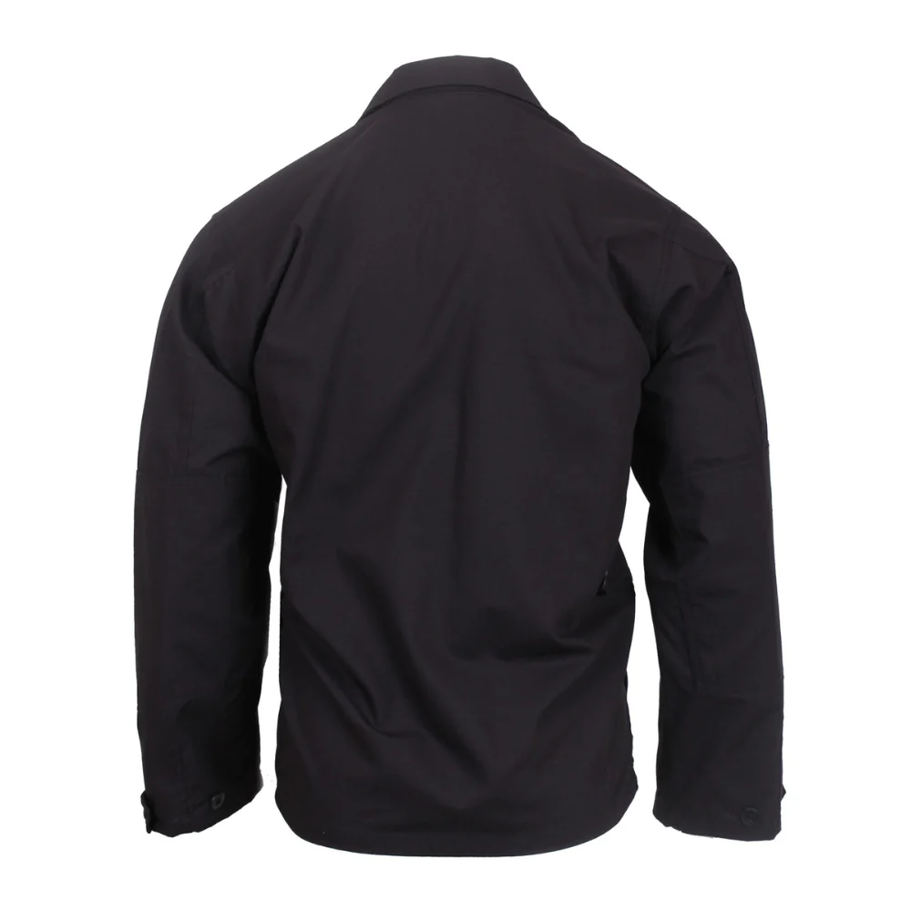 Rothco Rip-Stop BDU Shirt (100% Cotton Rip-Stop) Black - Image 2