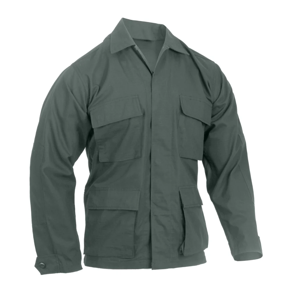 Rothco Rip-Stop BDU Shirt (100% Cotton Rip-Stop) Olive Drab