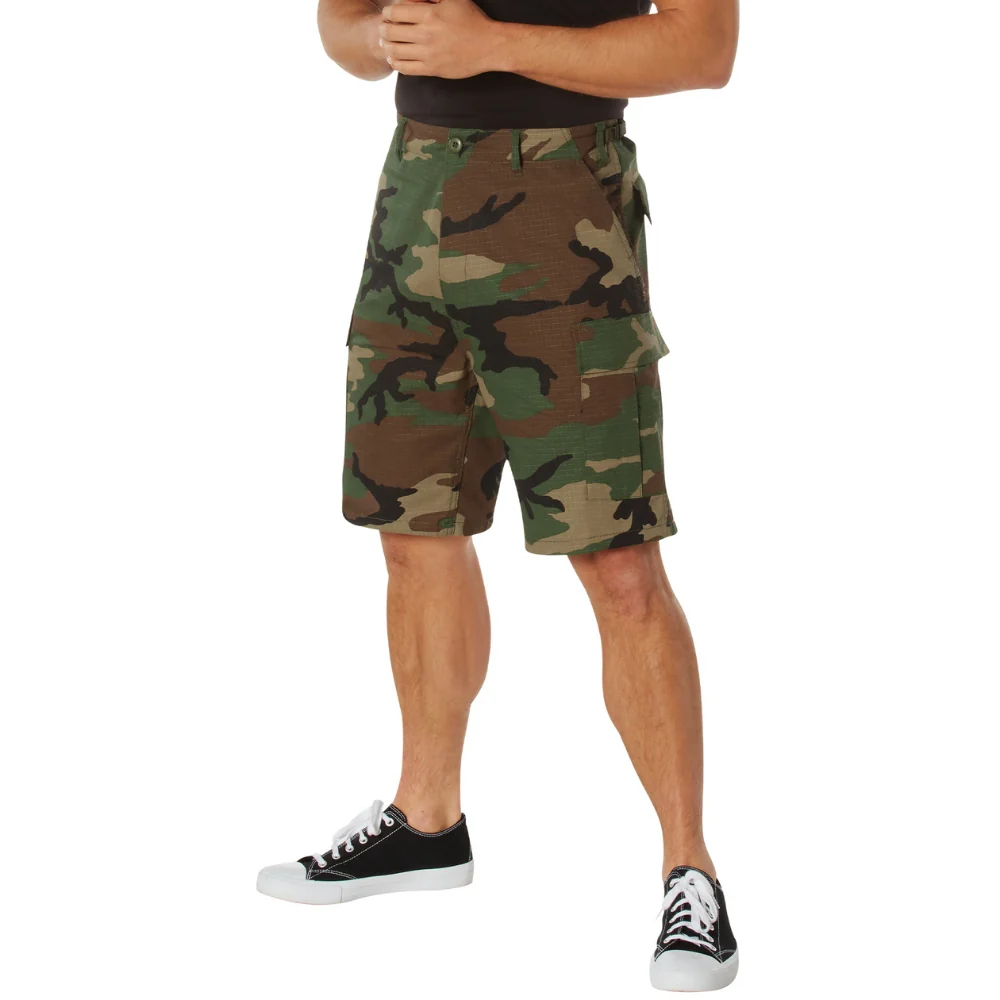 Rothco Rip-Stop BDU Shorts (Woodland Camo)