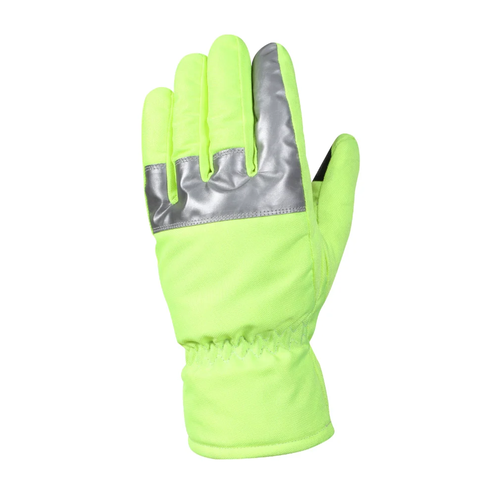 Rothco Safety Green Gloves With Reflective Tape - Image 2