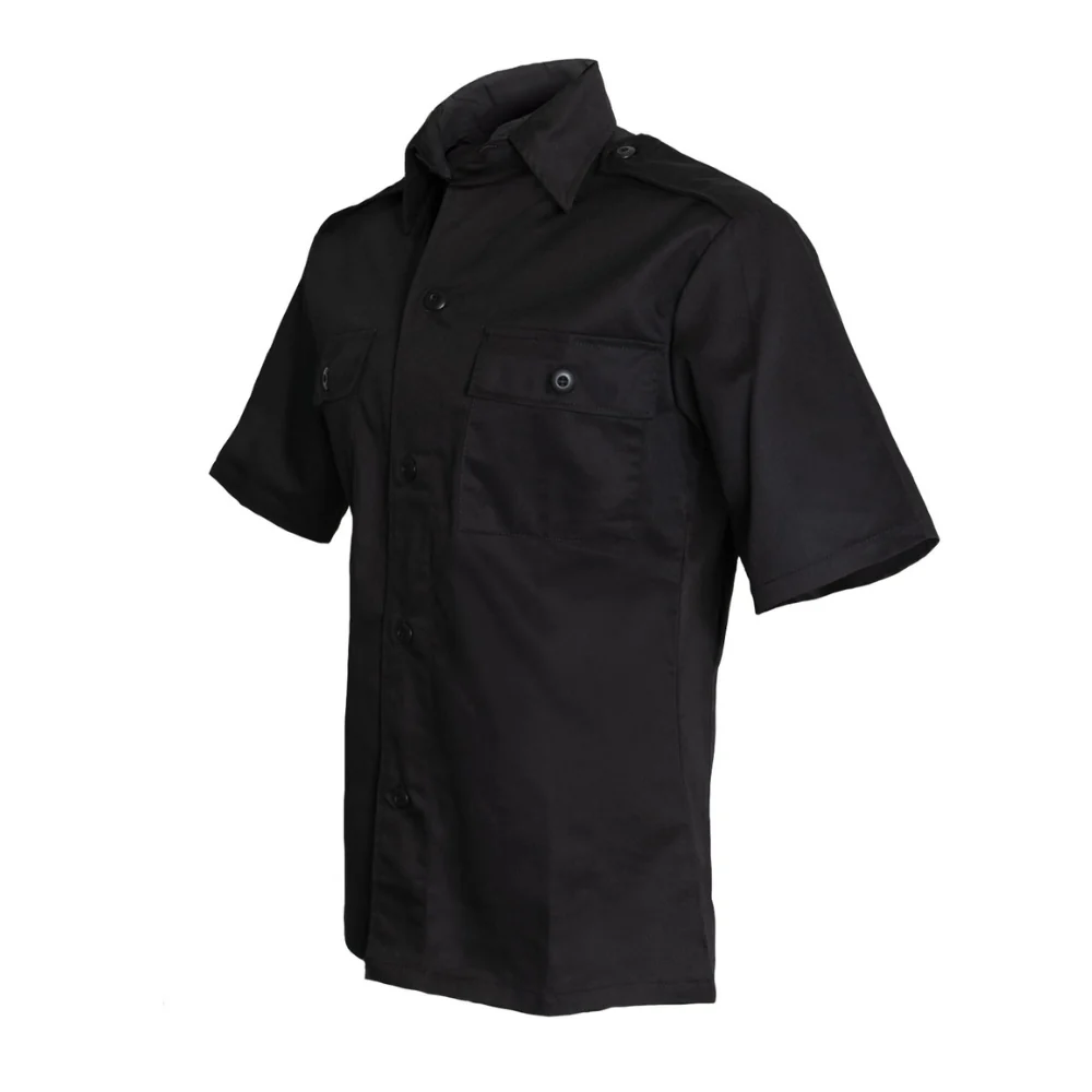 Rothco Short Sleeve Tactical Shirt - Black - Image 2