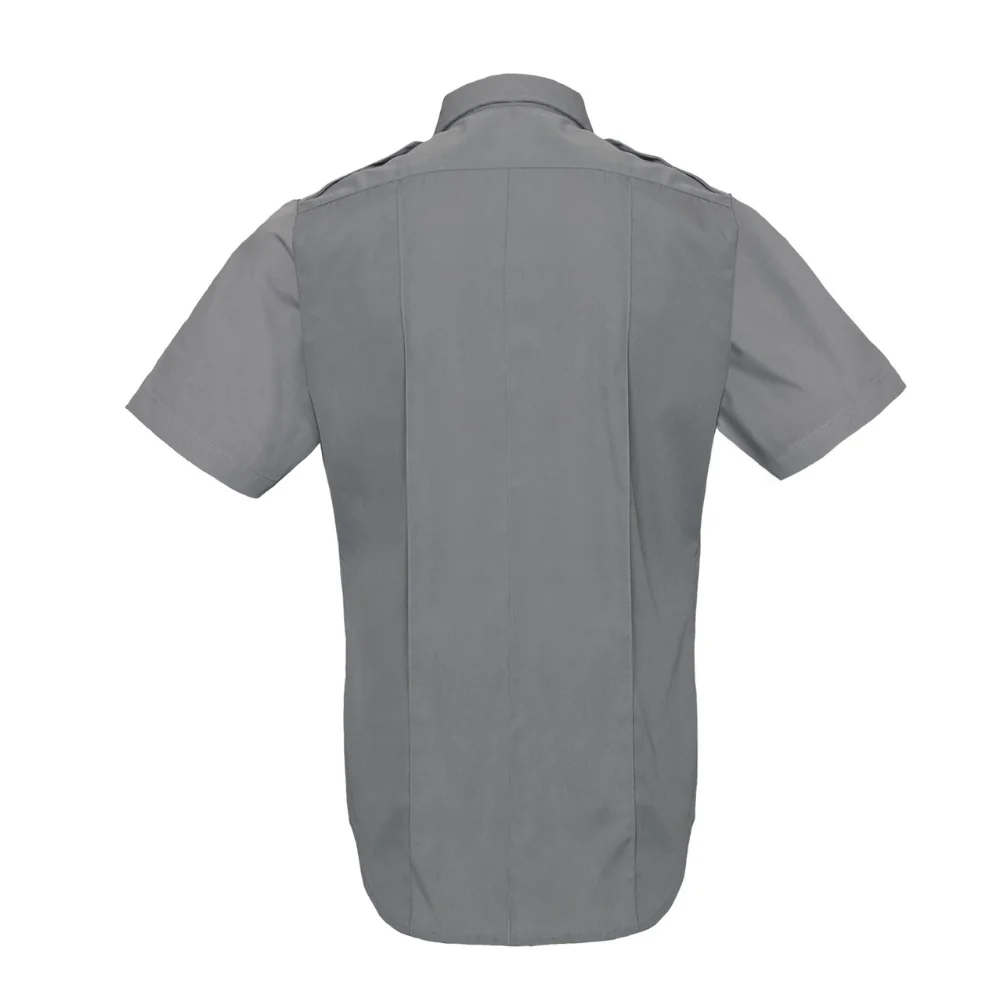 Rothco Short Sleeve Uniform Shirt for Law Enforcement and Security Professionals (Grey) - Image 3