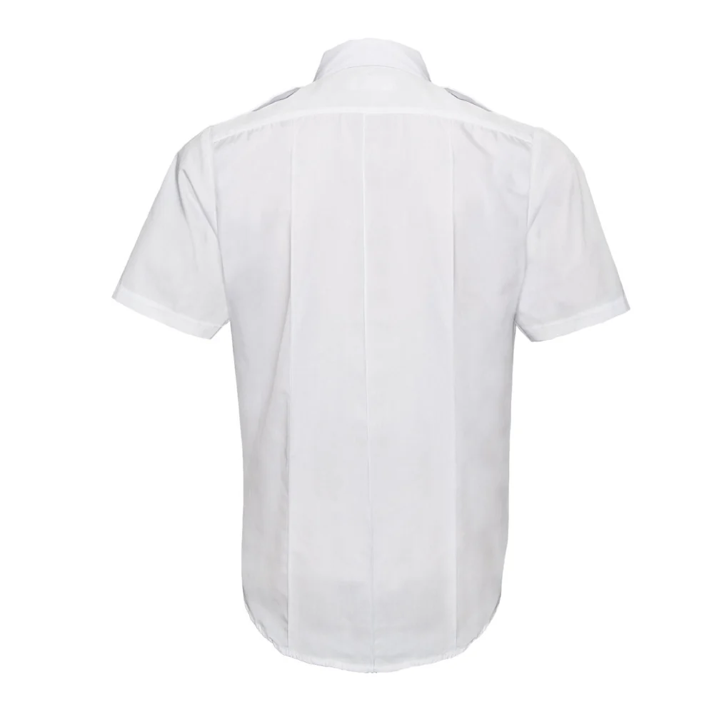 Rothco Short Sleeve Uniform Shirt for Law Enforcement and Security Professionals (White) - Image 3