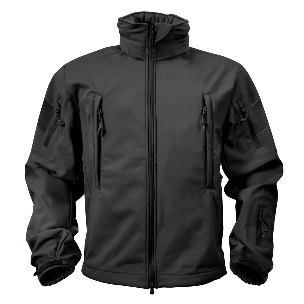 Rothco Special Ops Tactical Soft Shell Jacket (Black)